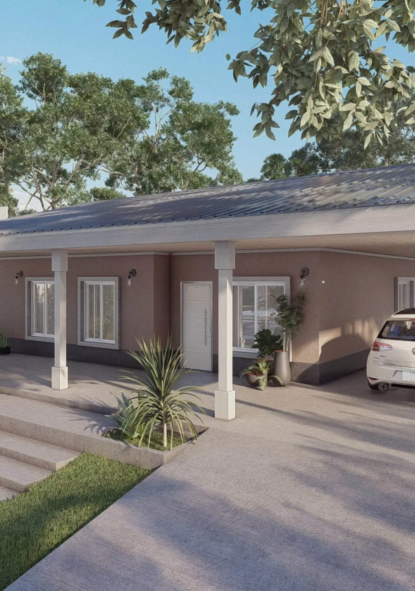 Construcción Steel y Wood Frame